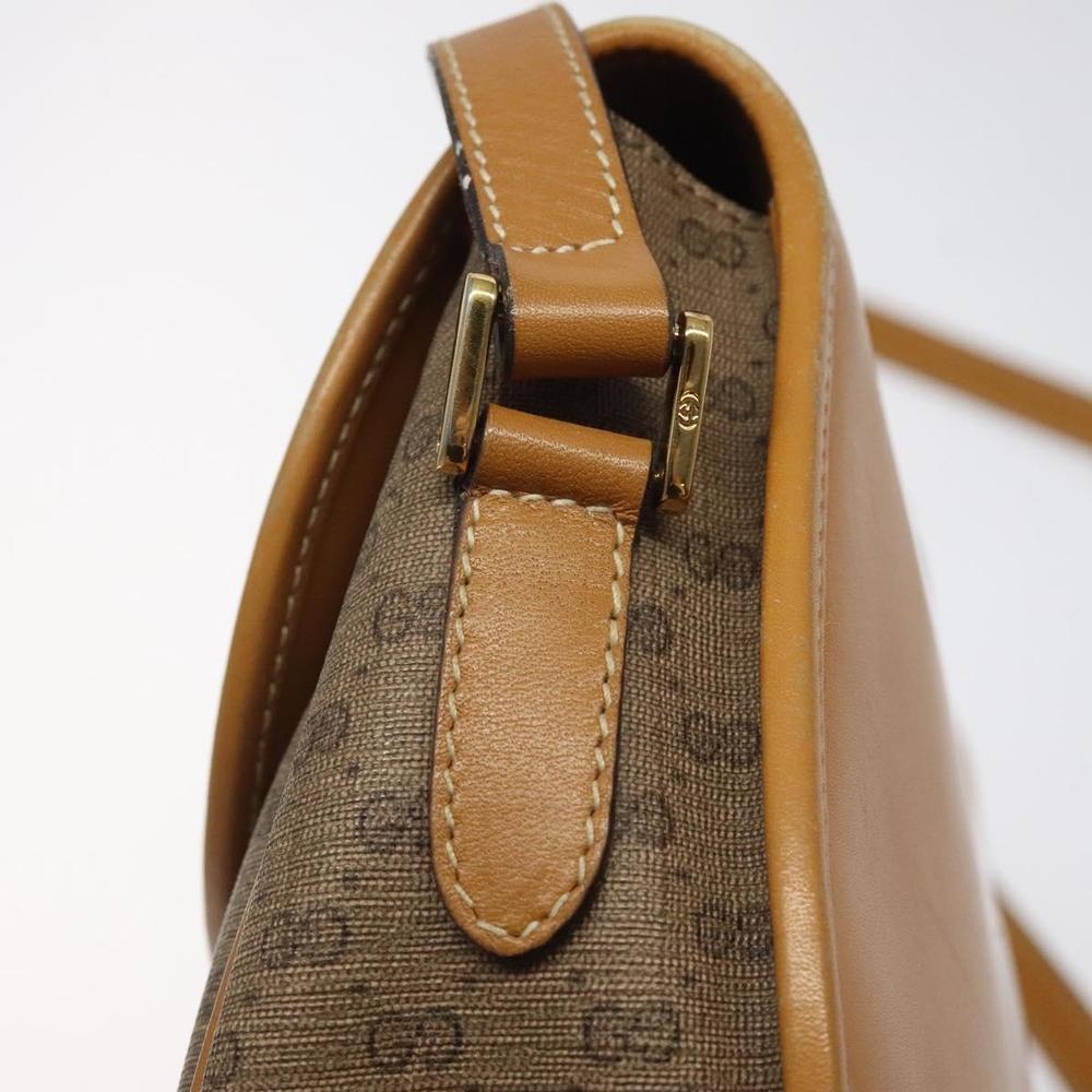 GUCCI Micro GG Supreme Shoulder Bag PVC Beige Gold 007 115 0074 Auth ki5748 - Picture 10 of 16